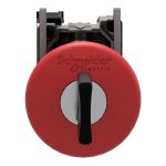 Harmony XB4 - bouton arrêt urgence - Ø40 - à clé 455 - rouge - 1O - vis – Image 11