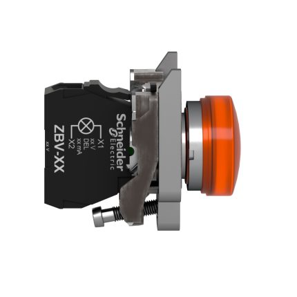 Harmony XB4 - voyant lumineux BA9s - Ø22 - orange - direct 250V max - vis étrier