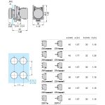 Harmony XB4 - voyant lumineux DEL - Ø22 - vert - 24V - vis étrier – Image 2