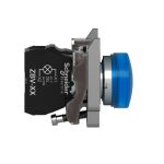 Harmony XB4 - voyant lumineux DEL - Ø22 - bleu - 24V - vis étrier