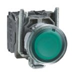 Harmony XB4 - poussoir lumineux - 1F+1O - vert - Ø22 - alim directe < 250V – Image 9