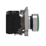Harmony XB4 - poussoir lumineux LED - 1F+1O - vert - Ø22 - 230VAC – Image 6