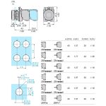 Harmony XB5 - bouton poussoir à impulsion - Ø22 - vert - 1F - vis étrier – Image 2