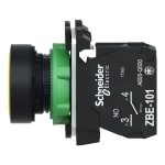 Harmony XB5 - bouton poussoir à impulsion - Ø22 - jaune - 1F - vis étrier – Image 7
