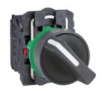 Harmony XB5 - bouton tournant manette - Ø22 - 2 pos fix - noir - 1O+1F - vis étr – Image 13