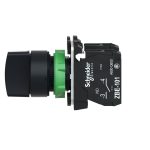Harmony XB5 - bouton tournant manette - Ø22 - 3 pos fix - noir - 2F - vis étrier – Image 8