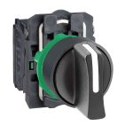 Harmony XB5 - bouton tournant à manette - Ø22 - 3 pos rap C - noir - 2F - vis – Image 13