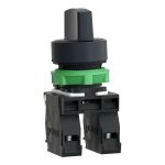 Harmony XB5 - bouton tournant à manette - Ø22 - 3 pos rap C - noir - 2F - vis – Image 9