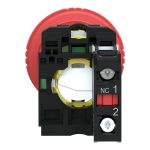 Harmony XB5 - bouton arrêt urgence - Ø40 - pousser tourner - rouge - 1O - vis – Image 9
