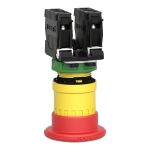 Harmony XB5 - bouton arrêt urgence - Ø40 - pousser tourner - rouge - 1O+1F - vis – Image 5