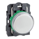 Harmony XB5 - voyant lumineux BA9s - Ø22 - blanc - direct 250V max - vis étrier – Image 2