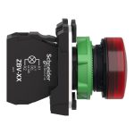 Harmony XB5 - voyant lumineux BA9s - Ø22 - rouge - direct 250V max - vis étrier