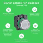 Harmony XB5 - voyant lumineux DEL - Ø22 - rouge - 24V - vis étrier – Image 5