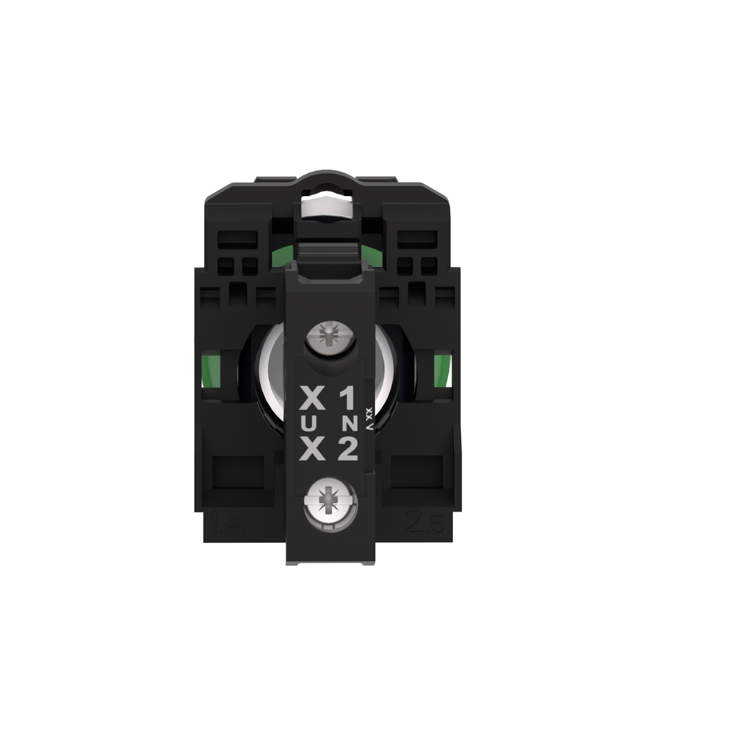 XB5AVM1_1 Harmony XB5 - voyant lumineux DEL - Ø22 - blanc - 230V - vis étrier – Image 1
