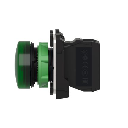 Harmony XB5 - voyant lumineux DEL - Ø22 - vert - 230V - vis étrier