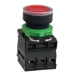 Harmony bt-pous lumineux rouge Ø22 - impulsion - <=250 V - 1O+1F – Image 9