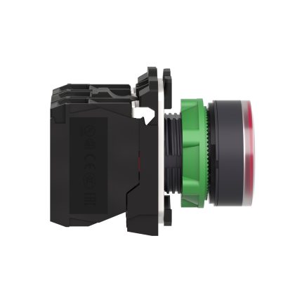 Harmony bt-pous lumineux rouge Ø22 - impulsion - 24V - 1O+1F
