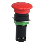 Harmony Coupure d'urgence rouge Ø22 coup-de-poing Ø40 tourner pour déverrouiller – Image 6