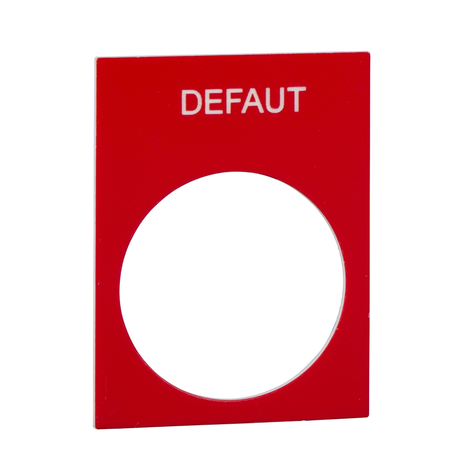 ZB2BY2135_1 Harmony - étiquette - Ø22mm - 30x40mm - DEFAUT – Image 1