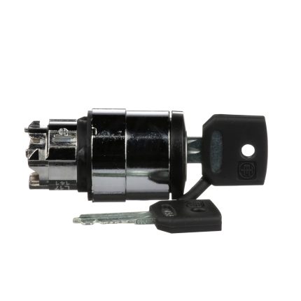 Harmony XB4 - tête bouton tournant à clé 455 - Ø22 - 2 pos fix - retr GD