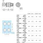 Harmony XB4 - tête bouton tournant à clé 455 - Ø22 - 2 pos fix - retr GD – Image 2