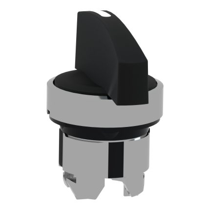 Harmony XB4 - tête bouton tournant à crosse - Ø22 - 3 pos rap C - noir