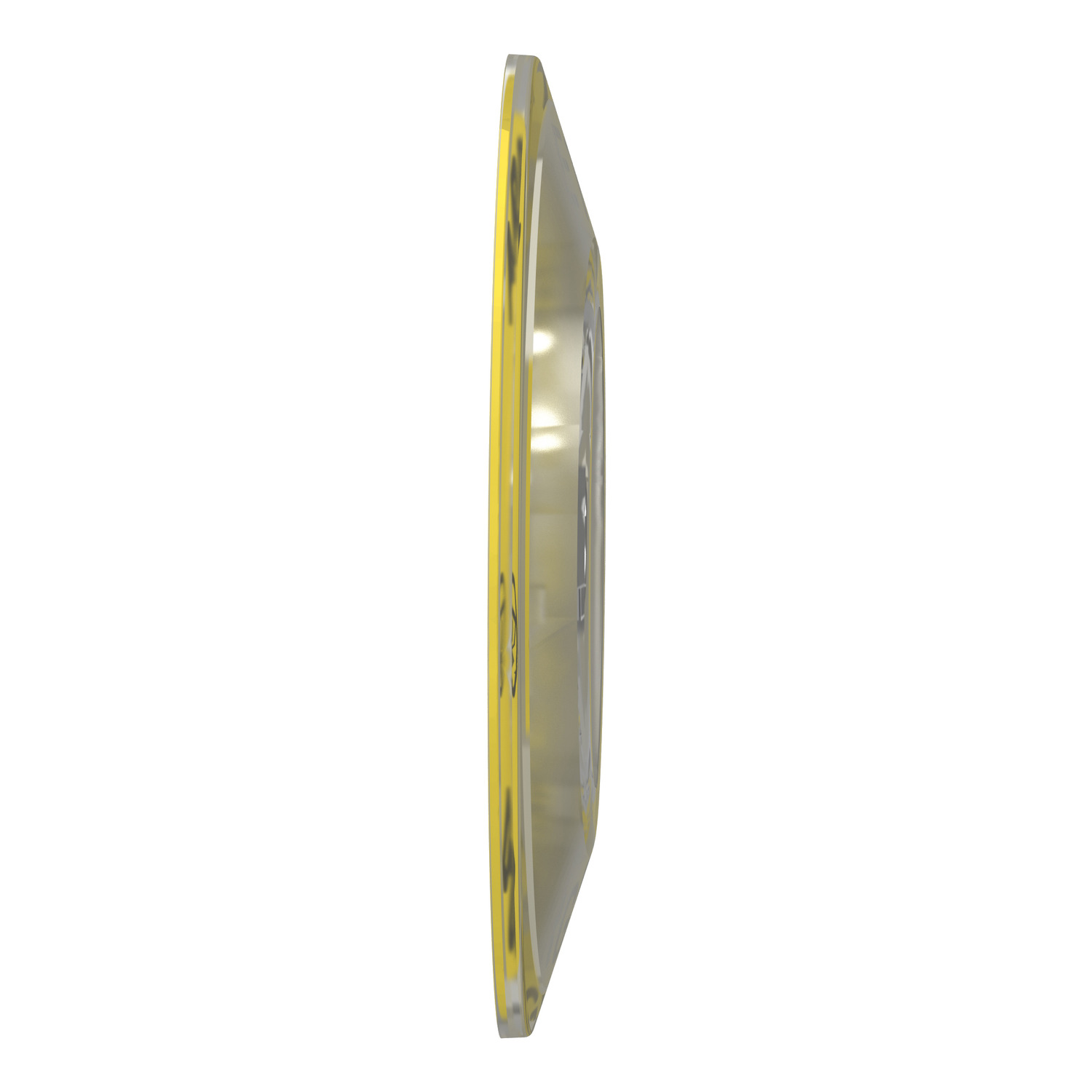 ZBY9120_1 Harmony - étiquette circulaire jaune 3D - Ø60 - Arrêt Urgence – Image 1