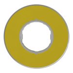 Harmony - étiquette circulaire jaune 3D - Ø60 - Arrêt Urgence – Image 5