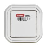 Interrupteur ou va-et-vient 10AX Plexo - Complet encastré - Blanc - IP55 - IK08 – Image 2