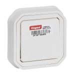 Interrupteur ou va-et-vient 10AX Plexo - Complet encastré - Blanc - IP55 - IK08
