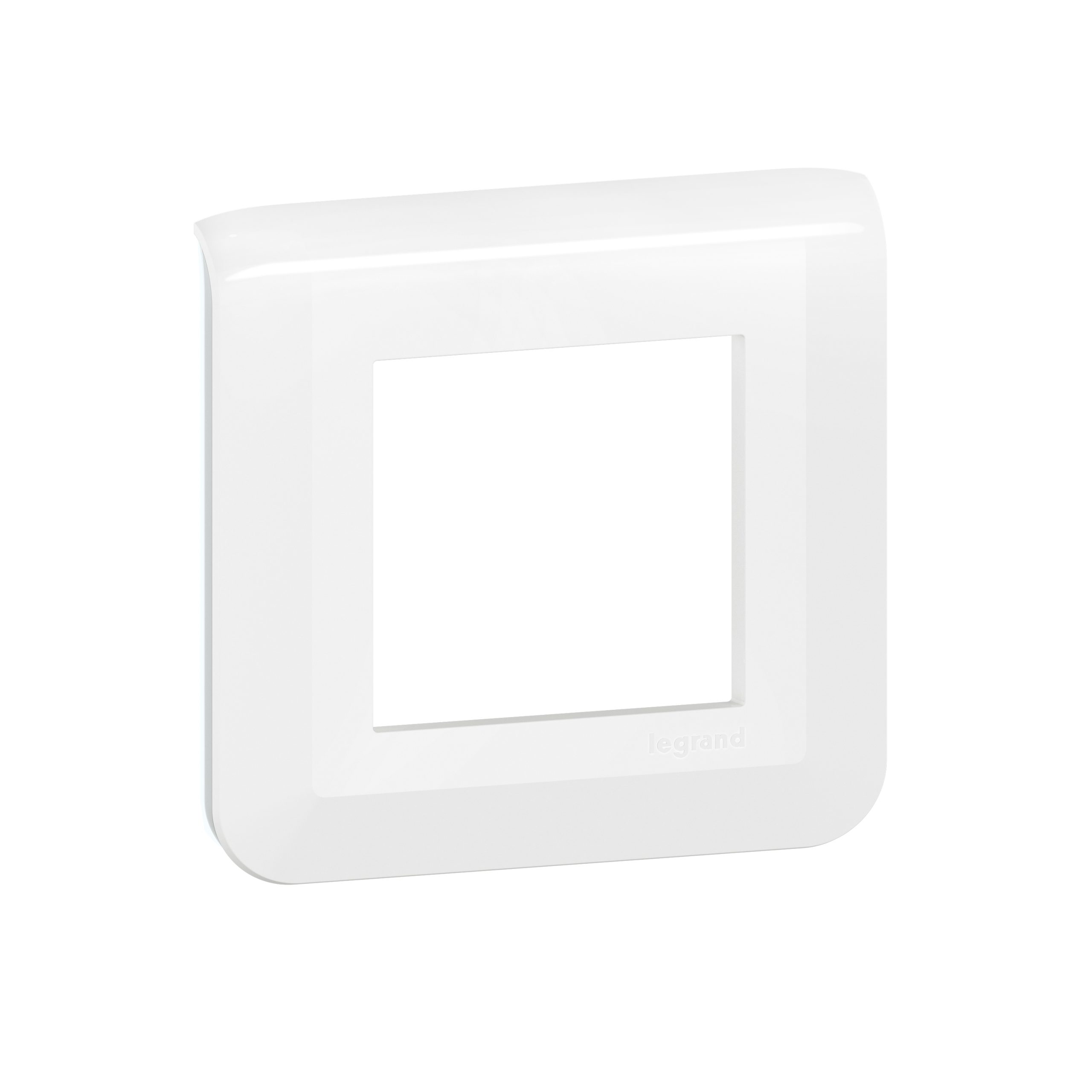 LG-277802L-WEB-R.jpg Plaque de finition Mosaic 2 modules Blanc – Image 1