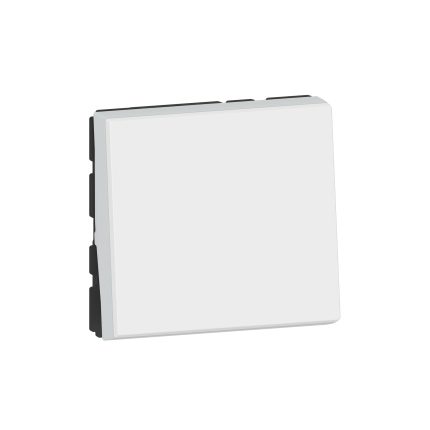 Interrupteur ou va-et-vient Mosaic™Easyled 10AX 2 modules Blanc