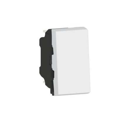 Poussoir ou Inverseur Mosaic™Easyled 6A 1 module Blanc