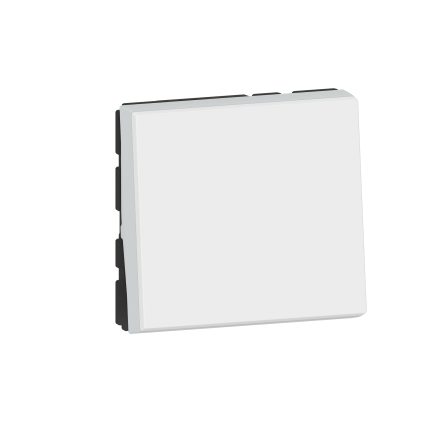 Poussoir ou Inverseur Mosaic™Easyled 6A 2 module Blanc