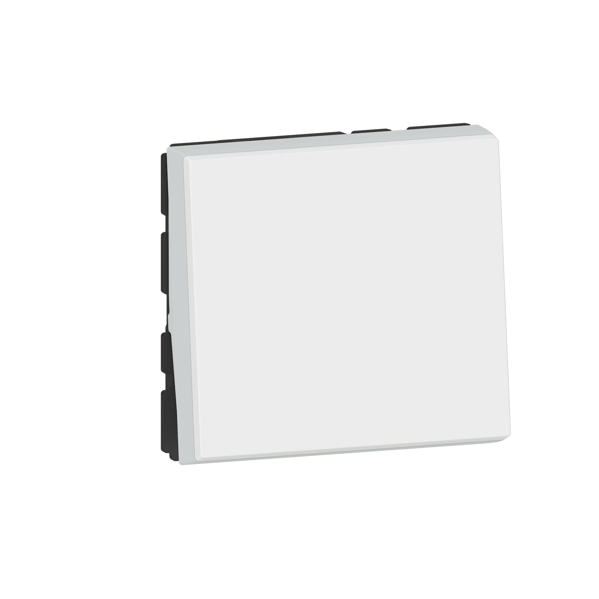 LG-278040L-WEB-R.jpg Poussoir ou Inverseur Mosaic™Easyled 6A 2 module Blanc – Image 1