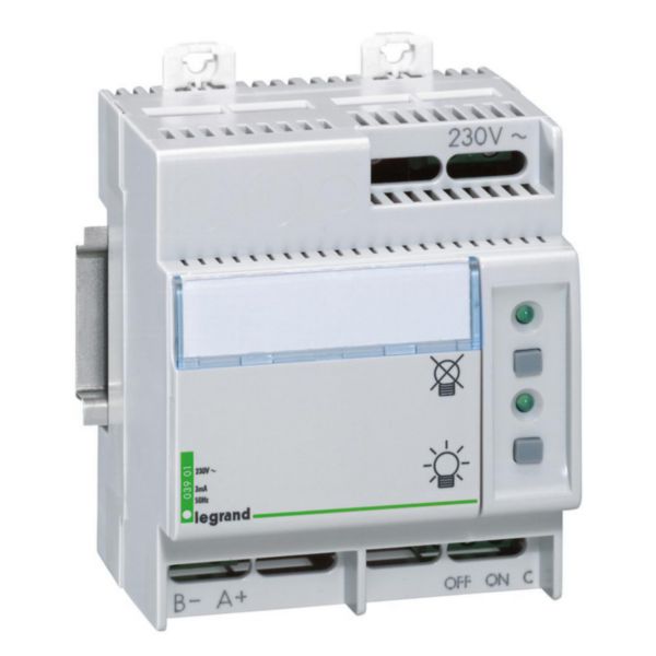 th_003901-LEGRAND-1000.jpg Télécommande standard pour la commande 600 BAES - Rail DIN 4 modules – Image 1