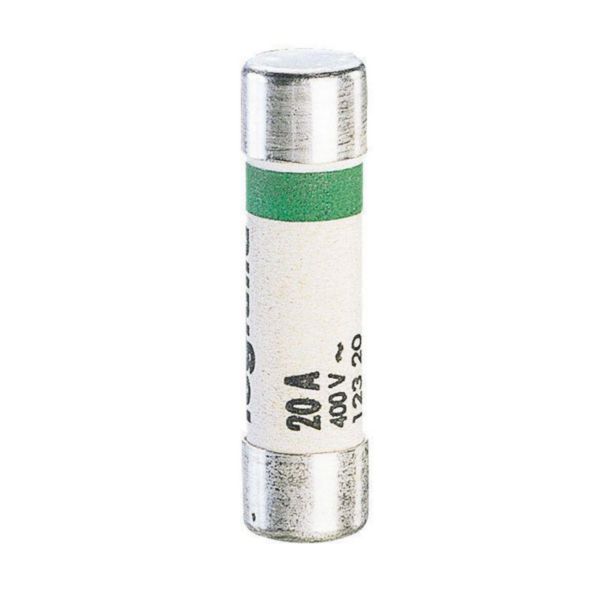 th_012420-LEGRAND.jpg Cartouche cylindrique domestique 8,5x31,5mm avec voyant - 20A – Image 1