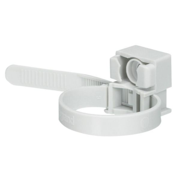 th_031900-LEGRAND-1000.jpg Collier à embase gris RAL7035 à denture extérieure pour conduit IRL Ø16mm à Ø32mm ou câble Ø13 à Ø38mm – Image 1