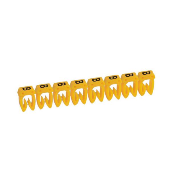 th_038301-LEGRAND-1000.jpg Repère CAB 3 pour filerie 0,5mm² à 1,5mm² et blocs de jonction avec lettre majuscule B – Image 1