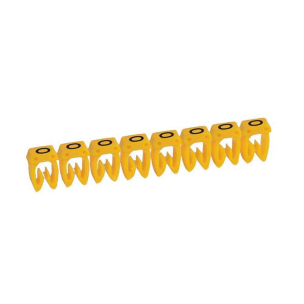 th_038314-LEGRAND-1000.jpg Repère CAB 3 pour filerie 0,5mm² à 1,5mm² et blocs de jonction avec lettre majuscule O – Image 1