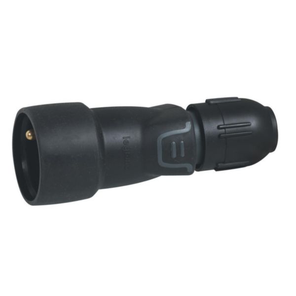 th_050111-LEGRAND-1000.jpg Prolongateur caoutchouc 2P+T 16A IK08 à connexion automatique IP44 avec étiquette avec Gencod – Image 1