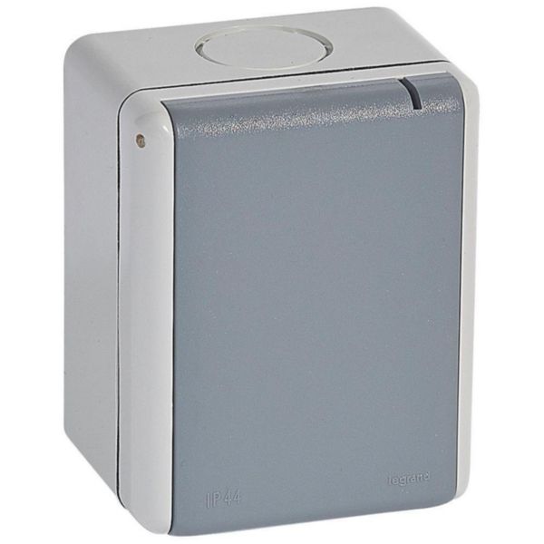th_055875-LEGRAND-1000.jpg Prise étanche 3P+T 32A Plexo complet IP44 saillie - gris – Image 1
