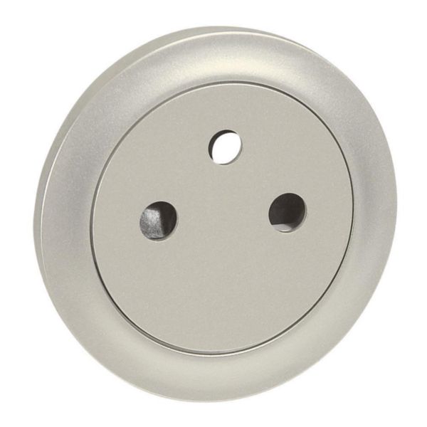 th_068411-LEGRAND-1000.jpg Enjoliveur Céliane pour prise de courant 2P+T Surface - finition titane – Image 1