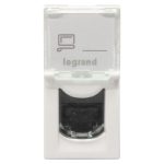 Prise RJ45 catégorie 6 UTP Mosaic 1 module - blanc – Image 2
