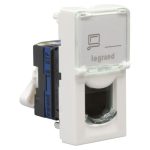 Prise RJ45 catégorie 6 UTP Mosaic 1 module - blanc – Image 6