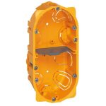 Boîte multiposte Batibox pour cloisons sèches 2 postes ou 4 à 5 modules - profondeur 40mm