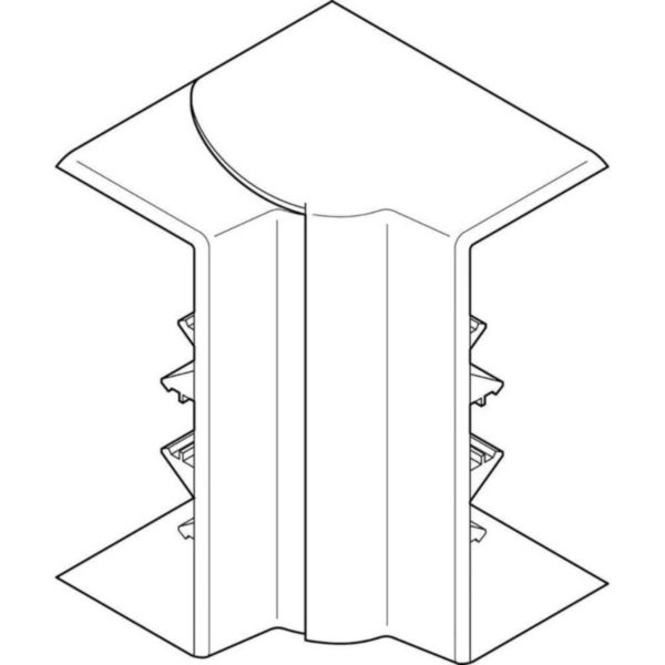 th_48023-PLANET-WATTOHM-1000.jpg Angle intérieur variable de 80° à 120° - Pour goulotte Logix Universelle 250x50mm - Blanc Artic – Image 1