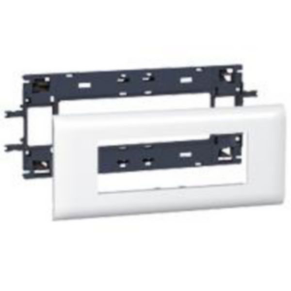 th_LG-010996-WEB-R.jpg Support Mosaic 6 modules pour goulotte DLP monobloc avec couvercle 85mm – Image 1