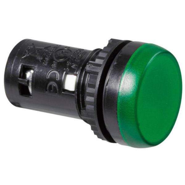 th_LG-024602-WEB-R.jpg Voyant monobloc avec LED intégrée IP69 Osmoz complet - vert - 24V~ ou 24V= – Image 1