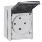 Prise étanche 3P+T 32A Plexo complet IP44 saillie - gris – Image 2